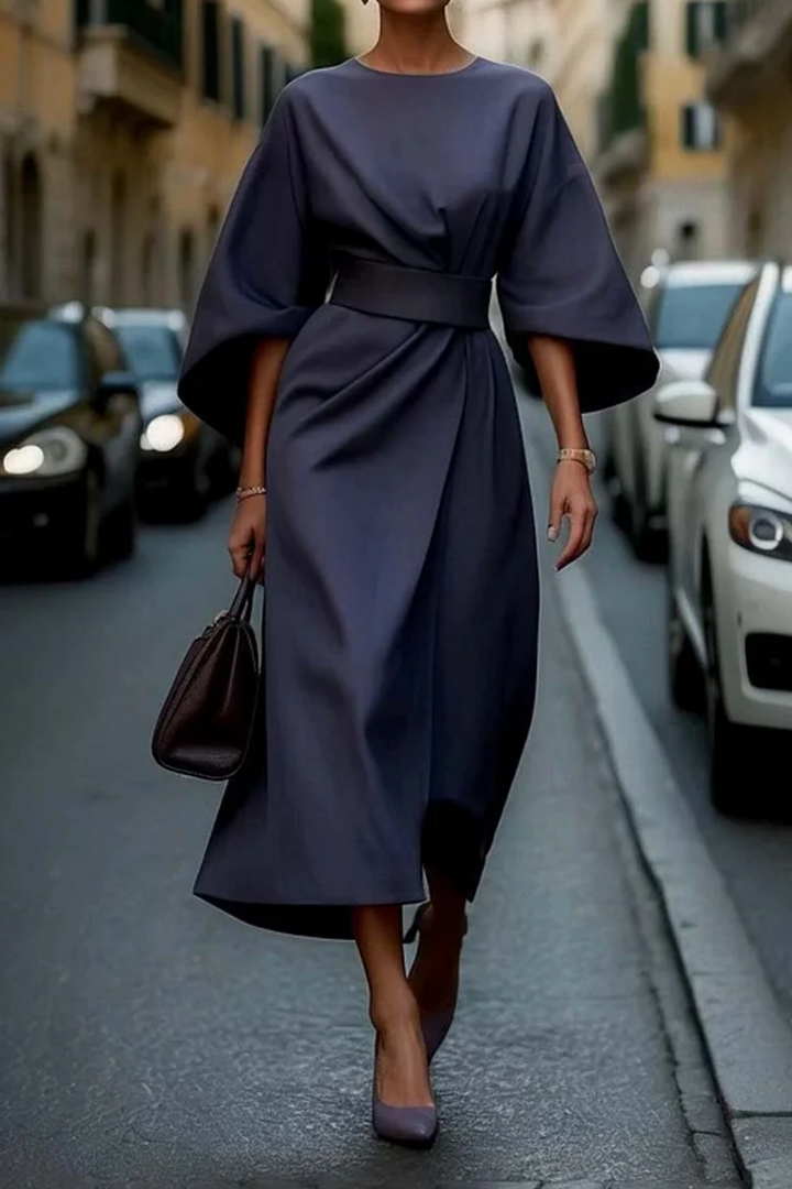 Kristi™ | Lantern Sleeve Elegant Dress