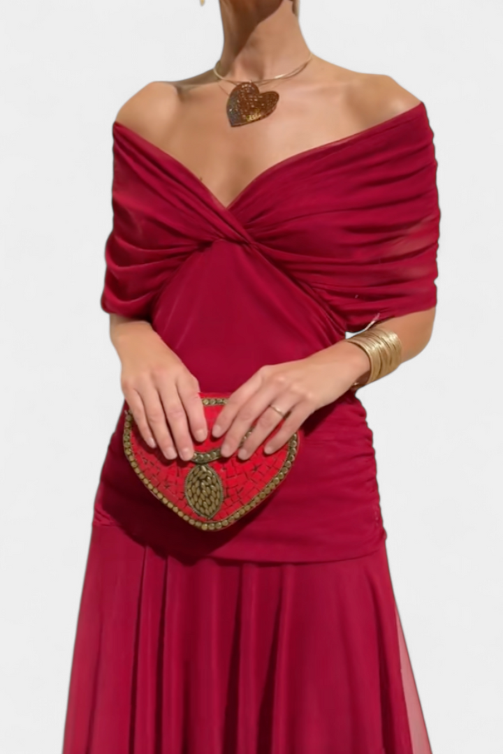Meg™ | Floral V-Neck Maxi Dress