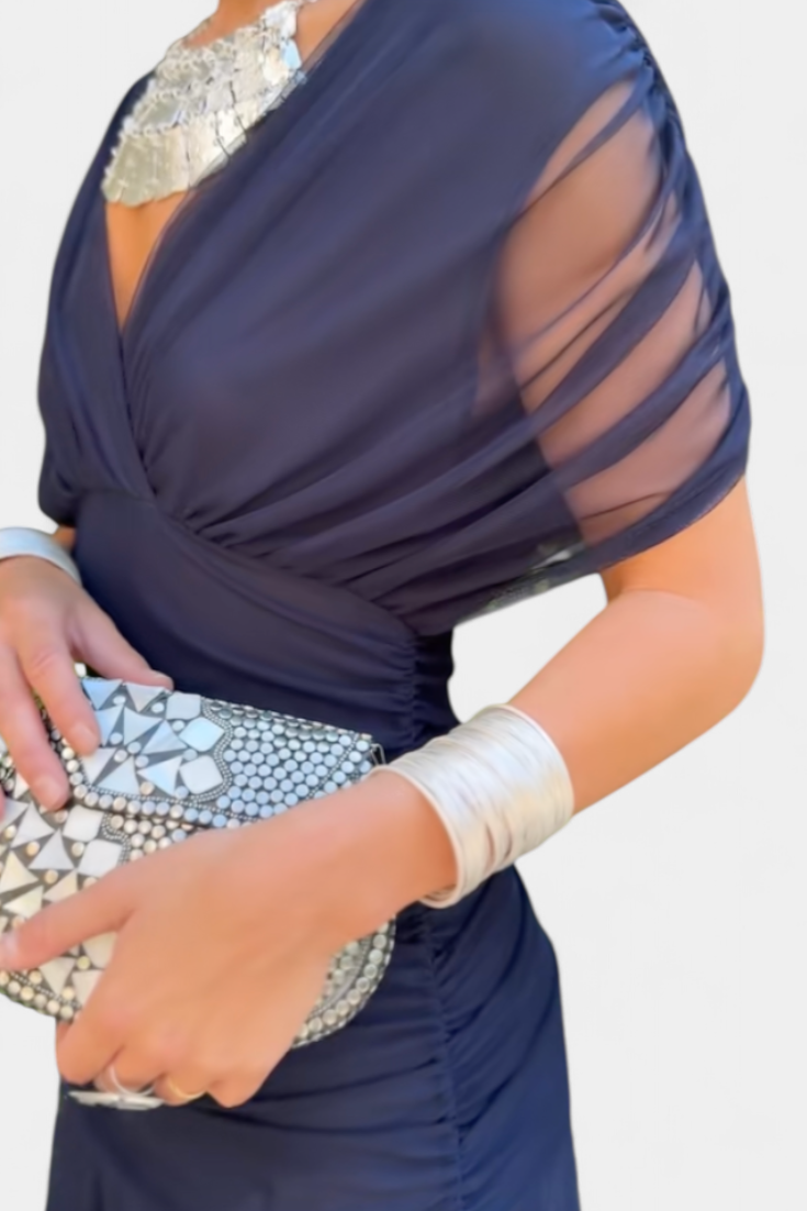 Meg™ | Floral V-Neck Maxi Dress