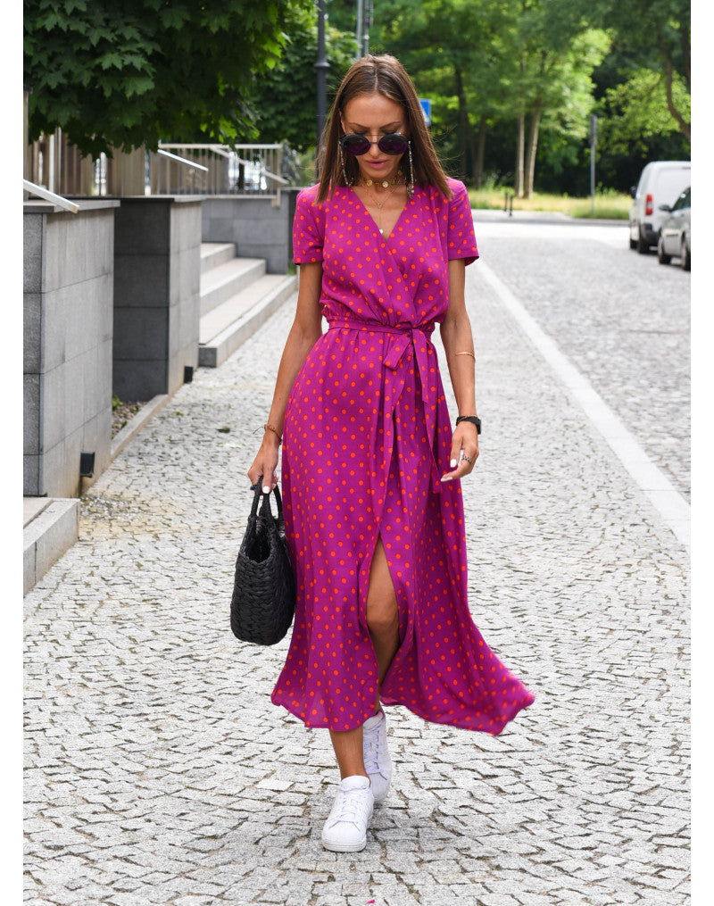 Keira™ | Floral V-Neck Elegant Dress