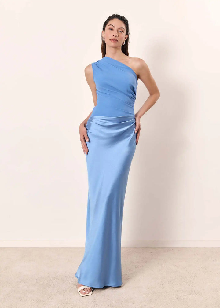 Ivy™  | Maxi Dress with a Guilt in Satin