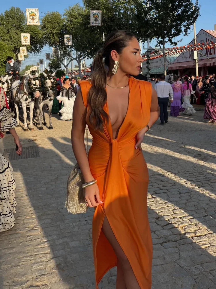 Ivy™ | Chic Pleated Dress