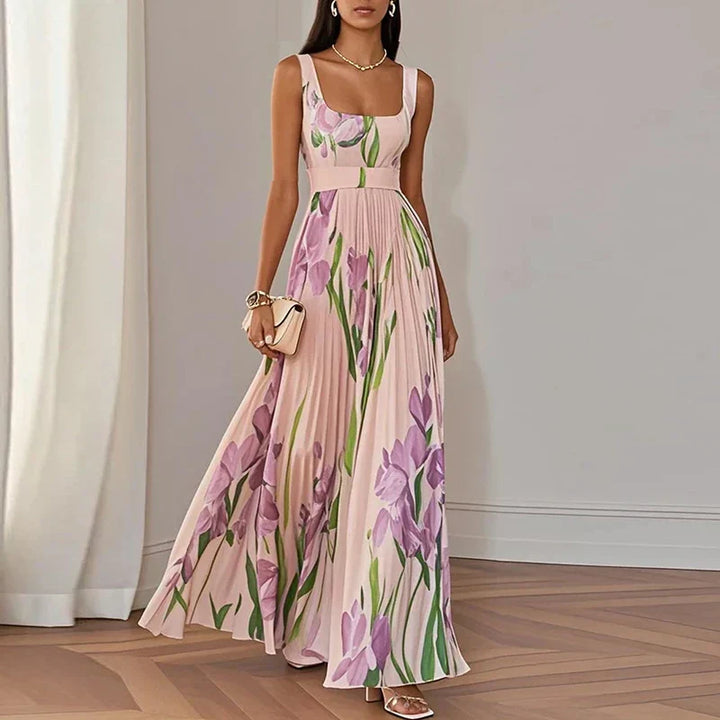 Sloane™ | A-Line Floral Maxi Dress