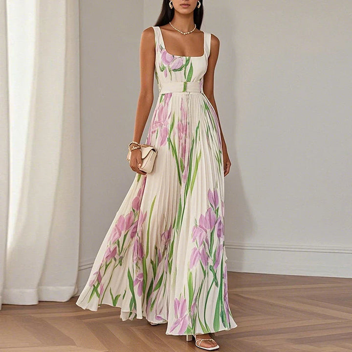 Sloane™ | A-Line Floral Maxi Dress