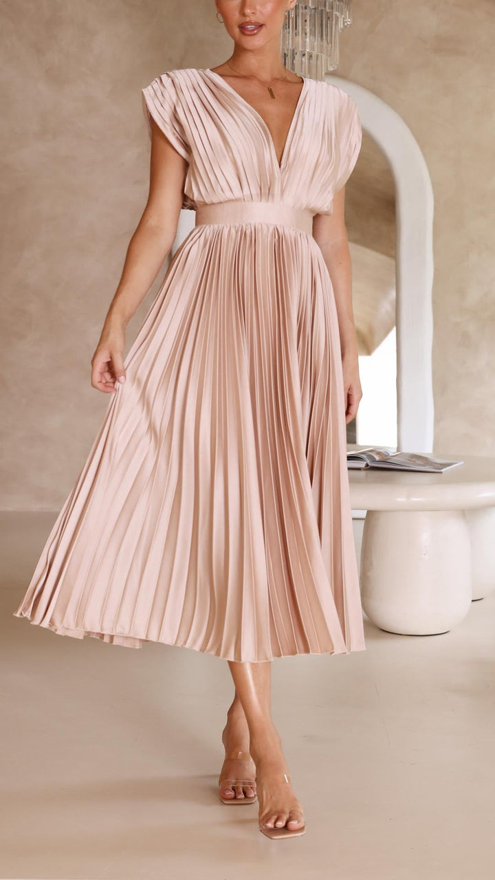 Carol™ | Pleated Flowing Maxi