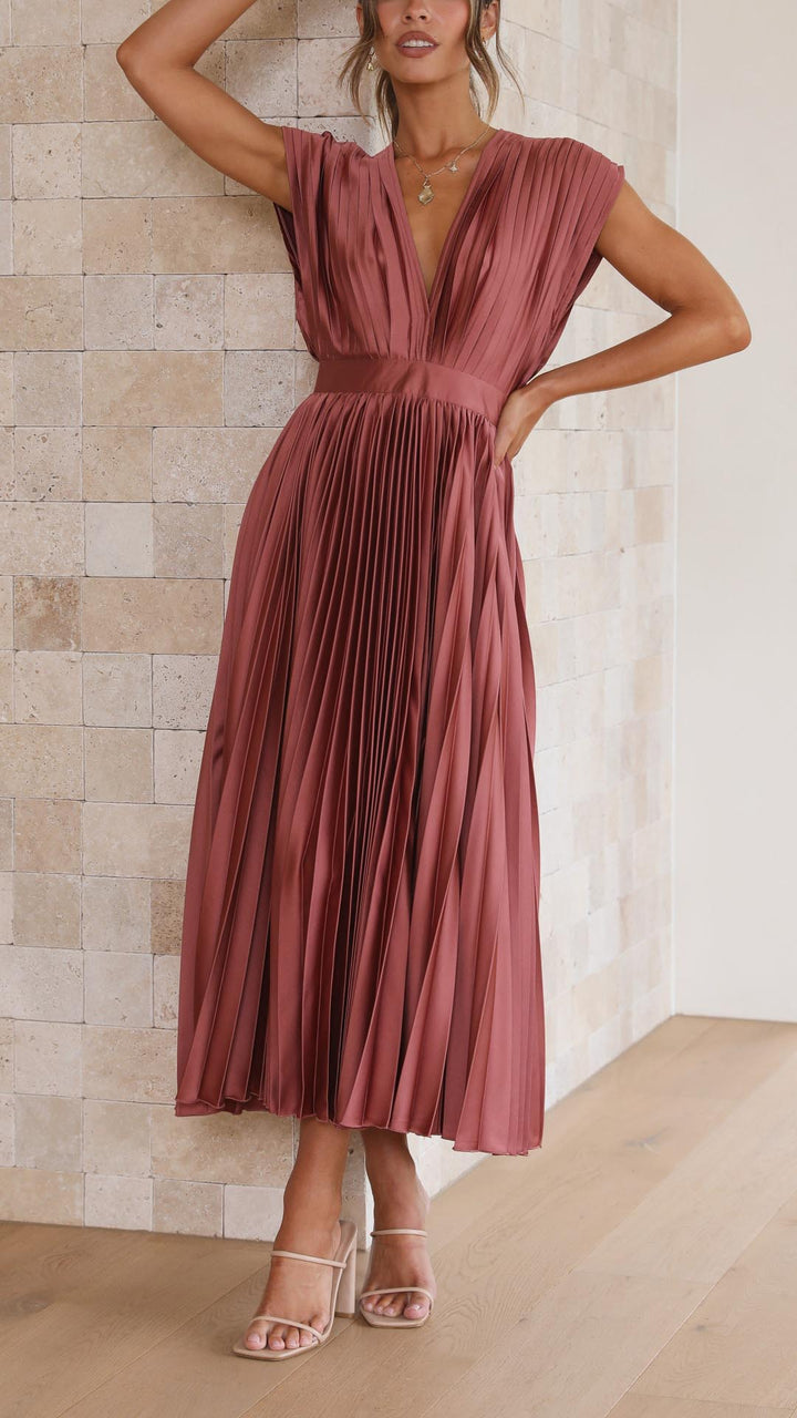 Carol™ | Pleated Flowing Maxi