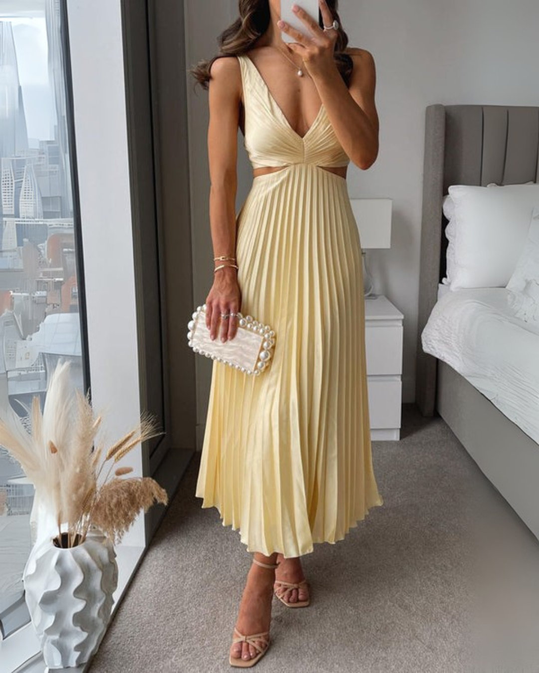 LILY™ | Luminous Twist Dress