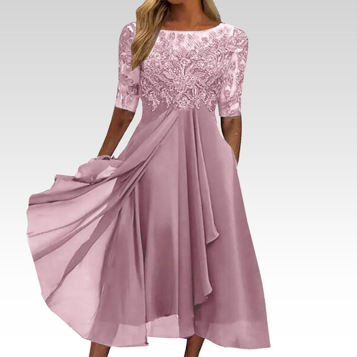 Pam™ | Elegant Lace Midi Dress