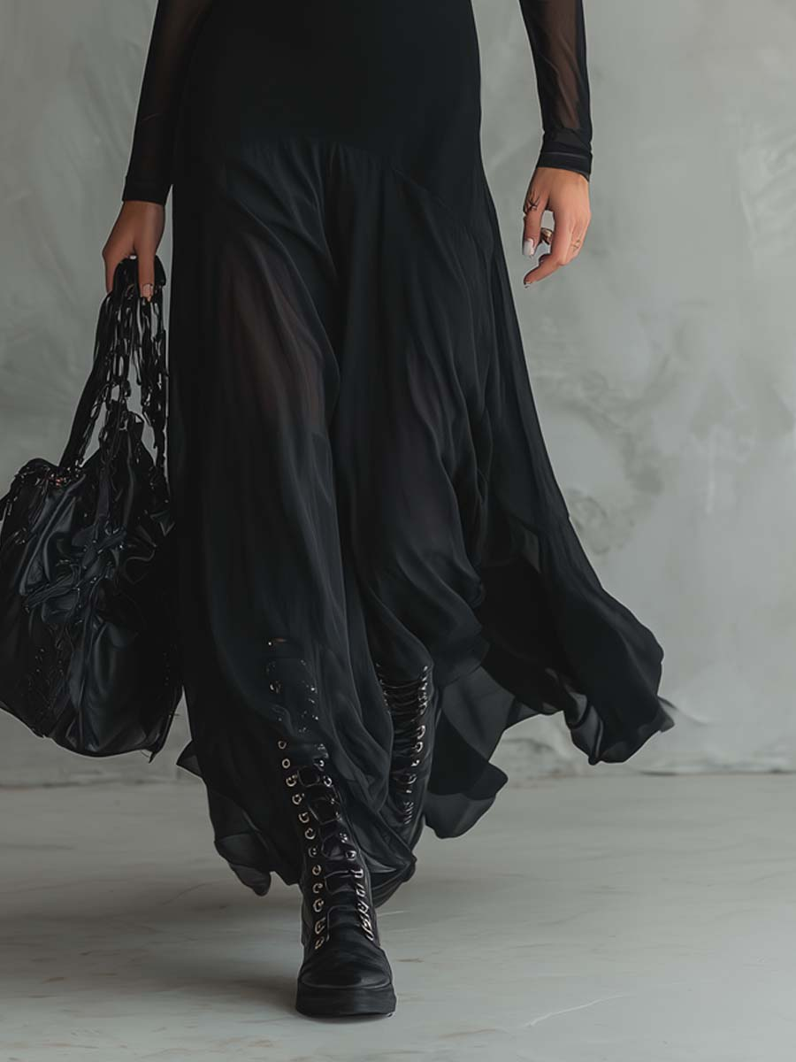 Luna | Tulle Maxi Dress