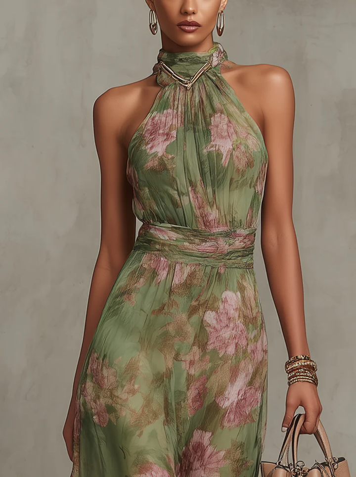 Faith™ | Elegant Floral Maxi Dress