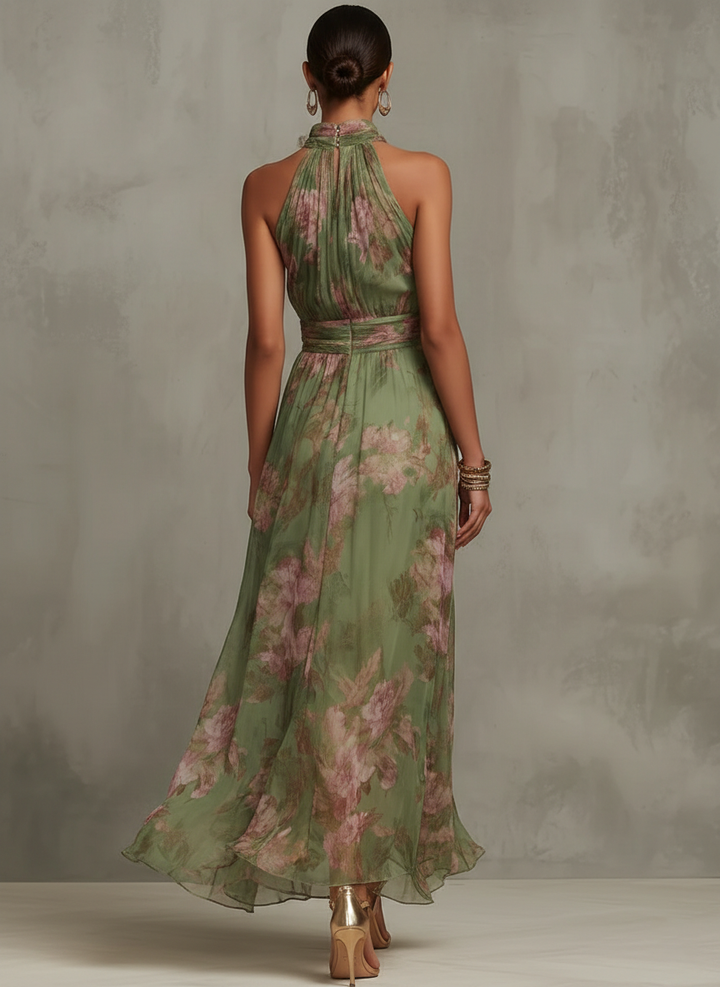 Cassie™ | Elegant Long Floral Dress