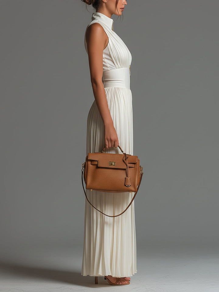 Imogen | Pleated Chiffon Jumpsuit