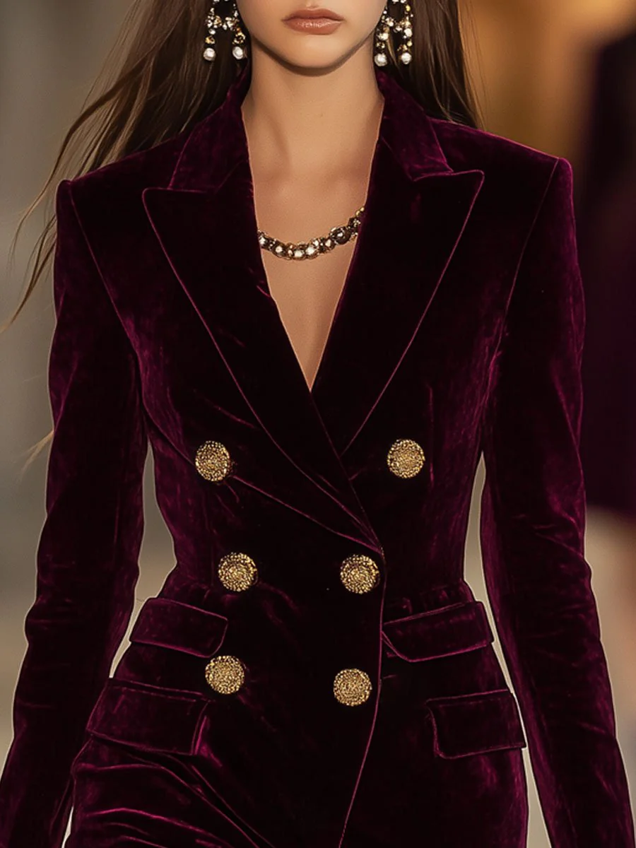 Jane™ | Gilded Button Blazer Dress