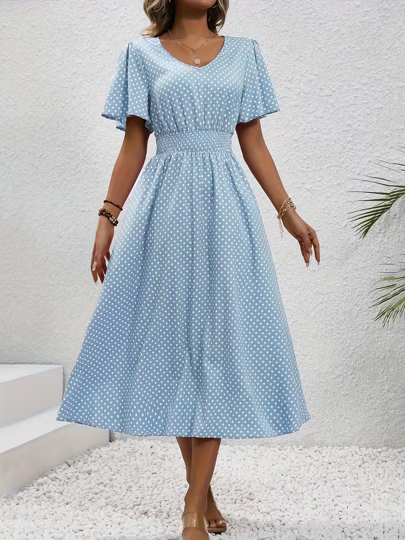 Darcy™ | Polka Dot Elegant Dress