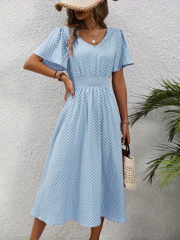 Darcy™ | Polka Dot Elegant Dress