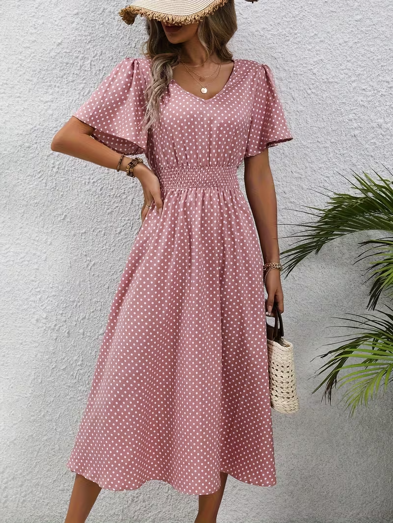 Darcy™ | Polka Dot Elegant Dress