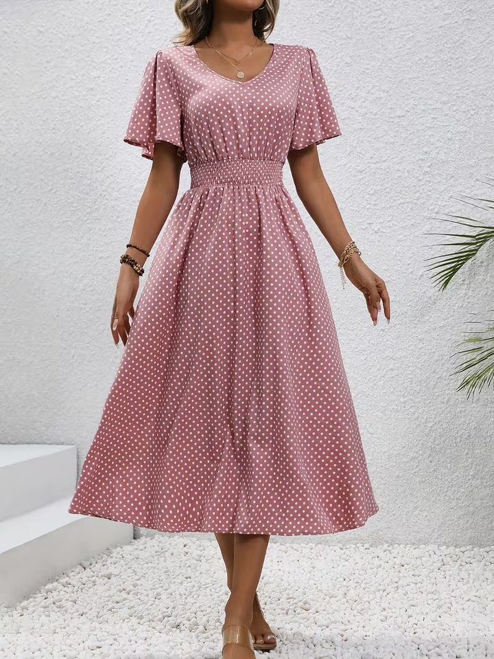 Darcy™ | Polka Dot Elegant Dress