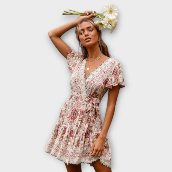 Amina - Bohemian-Inspired Short Dress