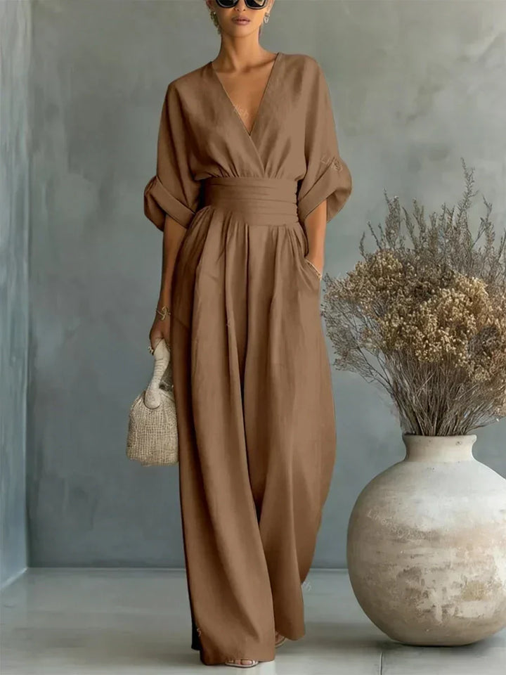 Clara | V-Neck Jumpsuit