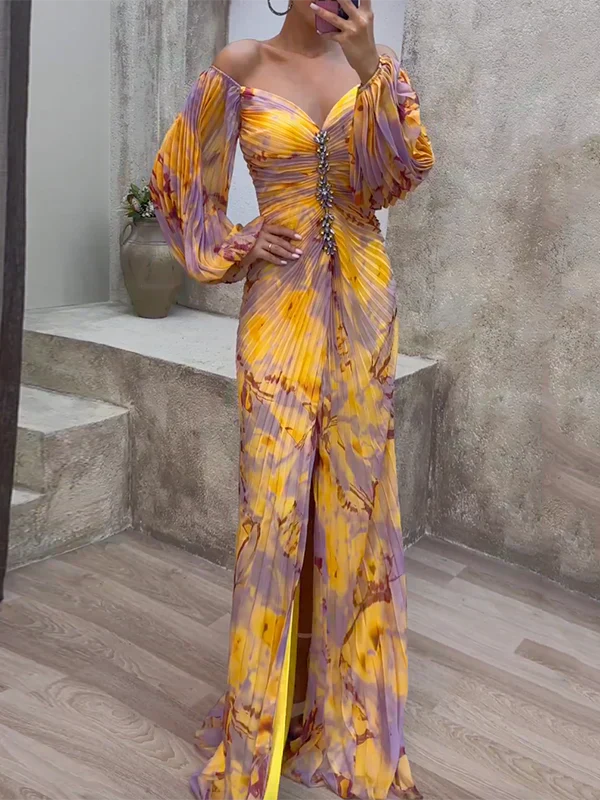 Rosaline™ | V-Neck Elegant Dress