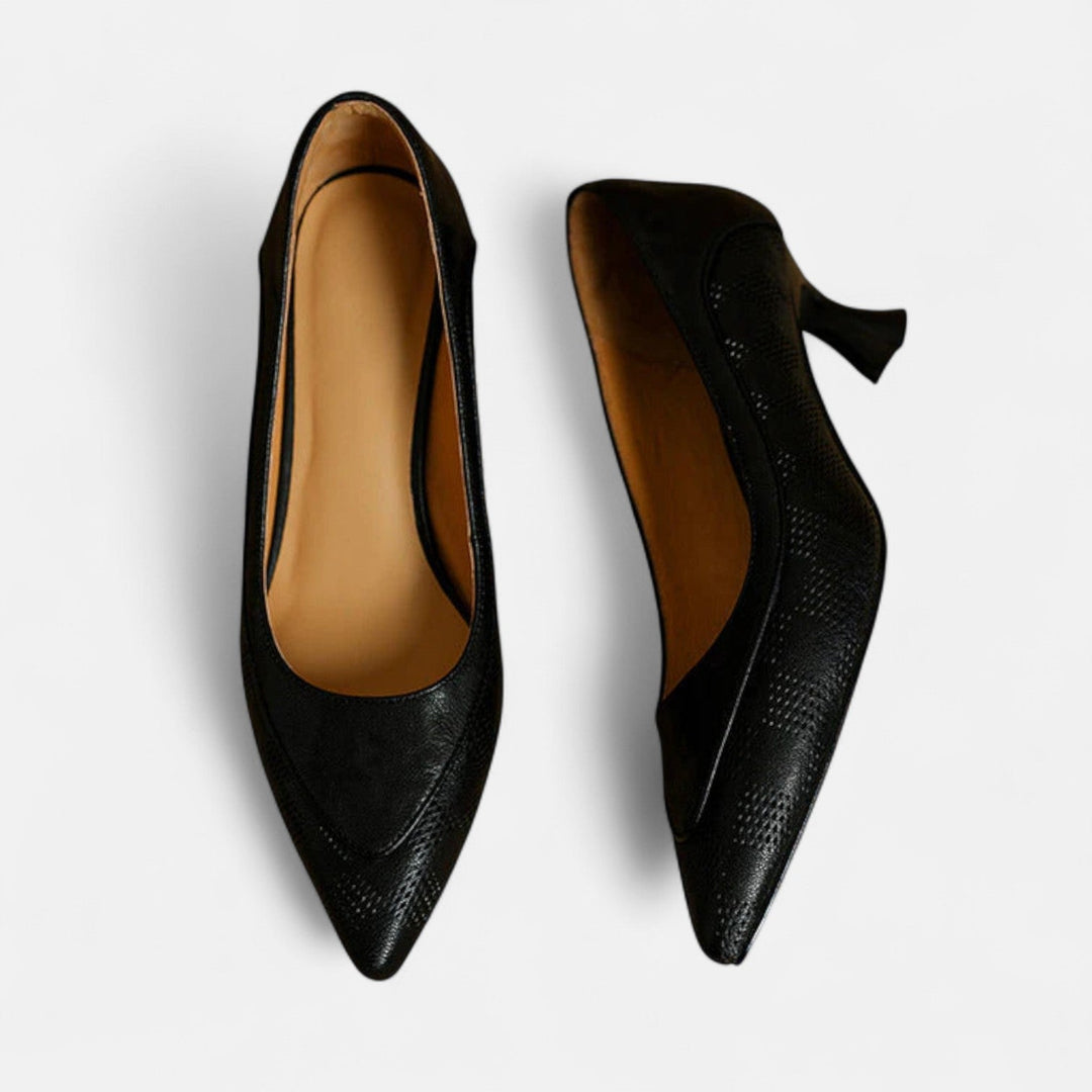 Refined Leather Heels