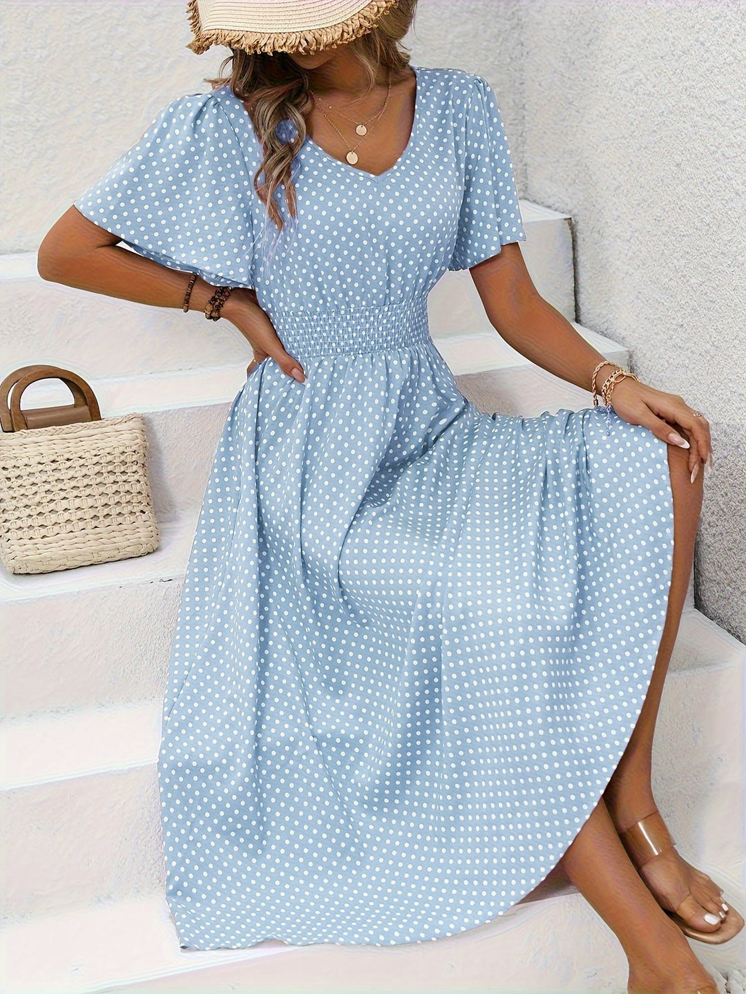 Darcy™ | Polka Dot Elegant Dress