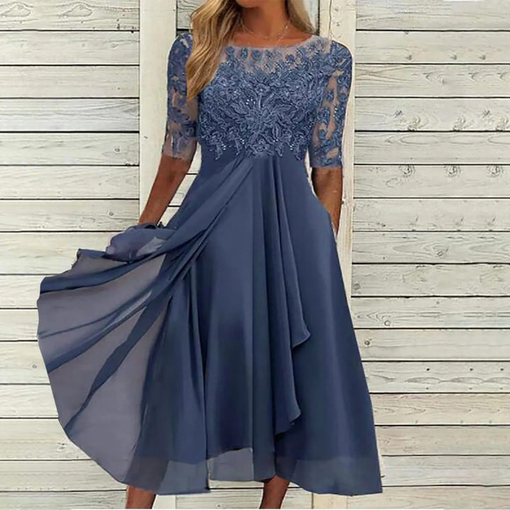 Pam™ | Elegant Lace Midi Dress