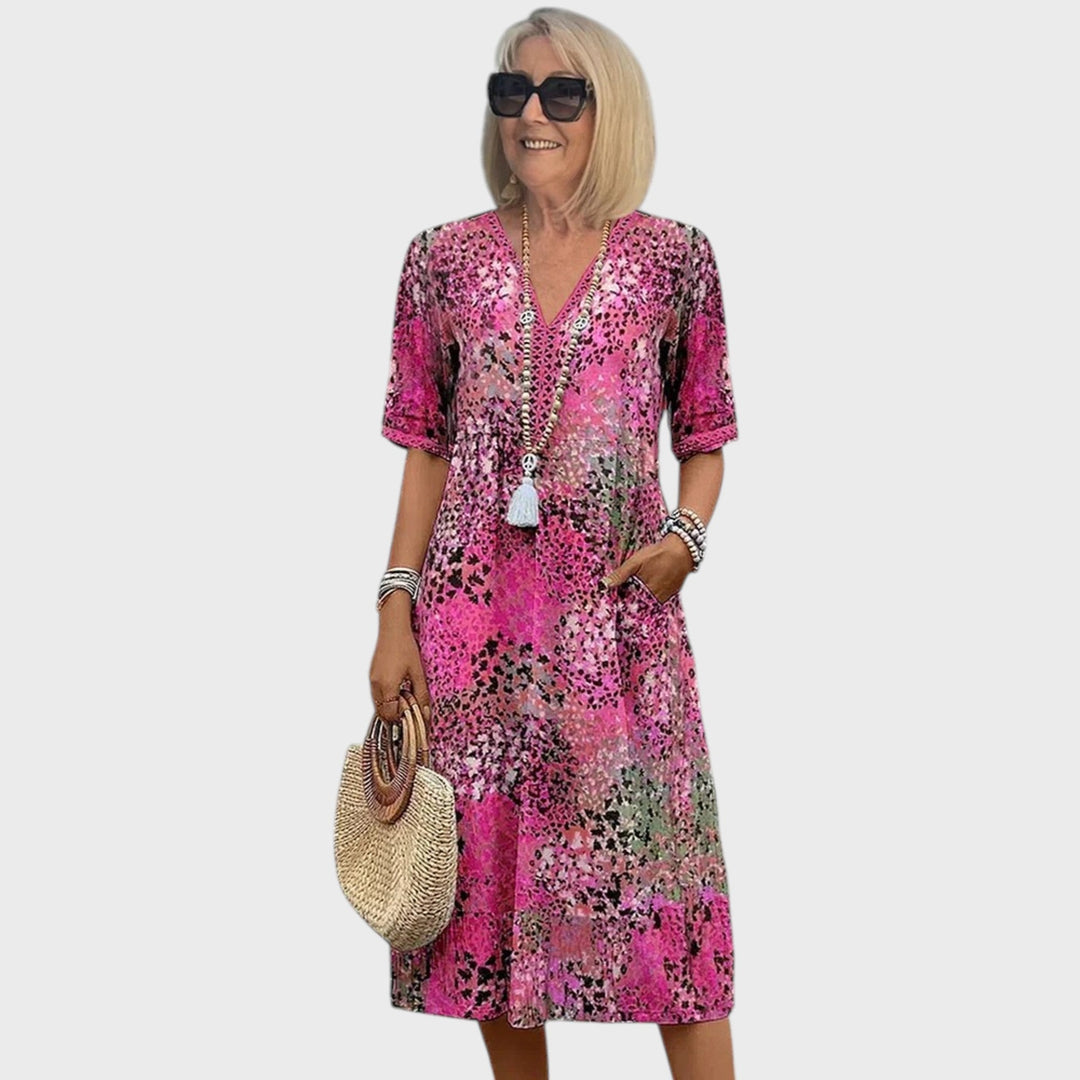 Eszter - Breezy and Elegant Women's Dress