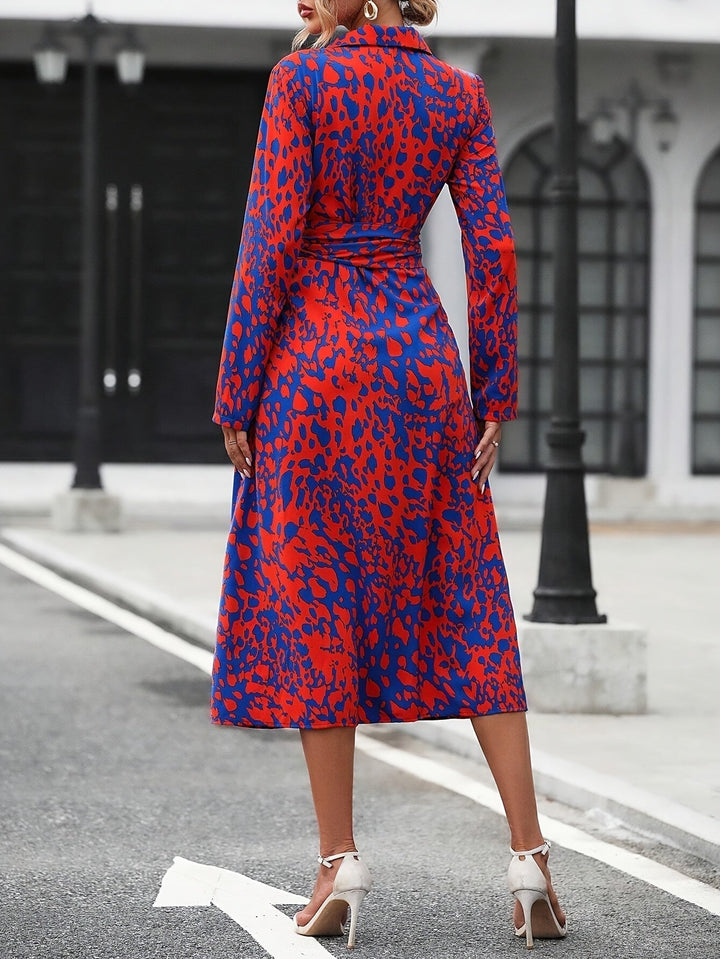 Lindsay™ | Geometric Shirt Dress
