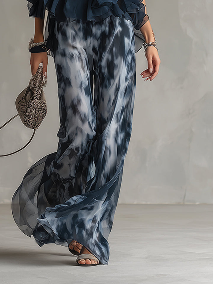 Seraphina | Chiffon Set Trousers