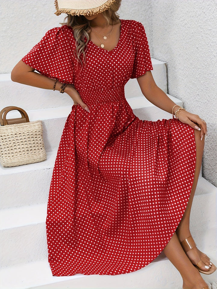 Darcy™ | Polka Dot Elegant Dress