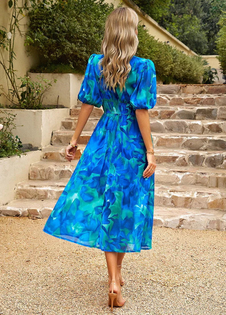 Kitty™ | V-Neck Elegant Maxi Dress