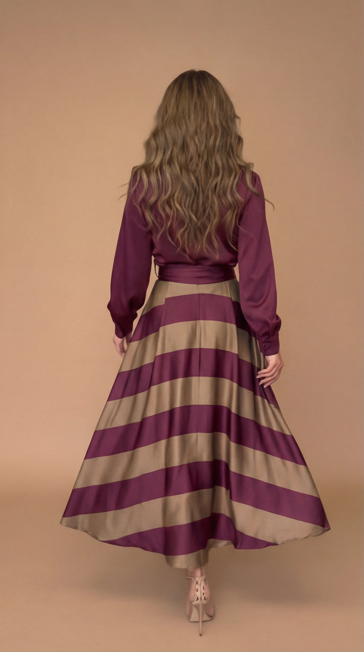 Rose™ | Striped Maxi Dress
