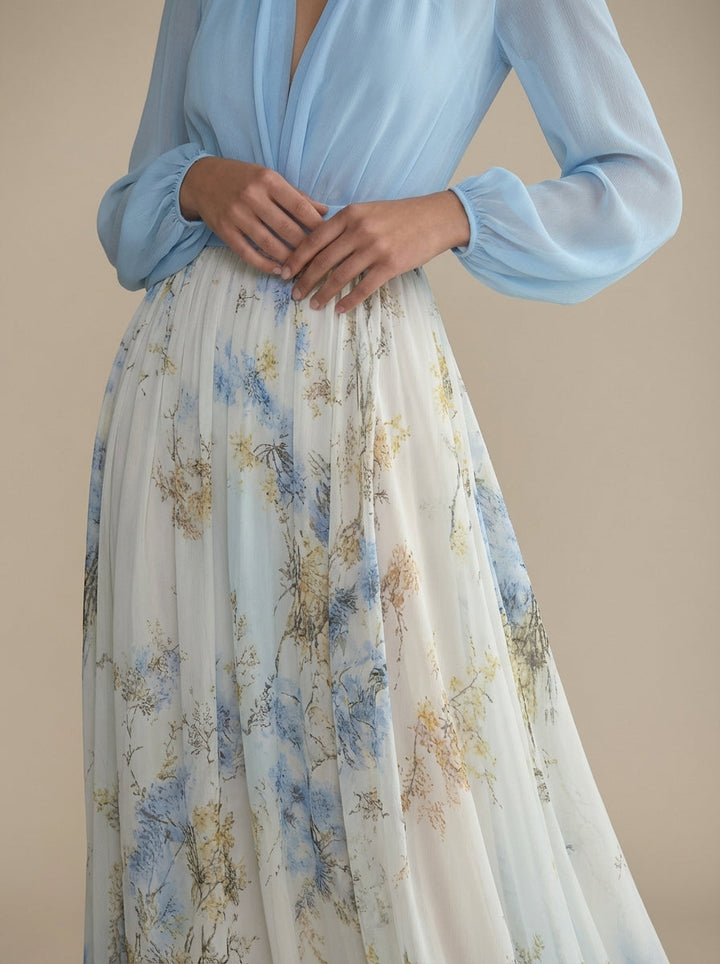 VERA | Elegant Floral Maxi Dress