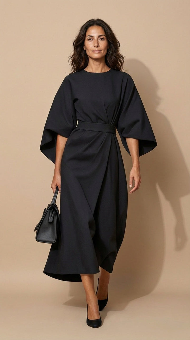 Kristi™ | Lantern Sleeve Elegant Dress