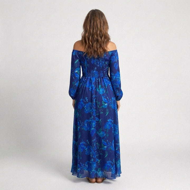Ivy™  | Off Shoulder Floral Maxi Dress