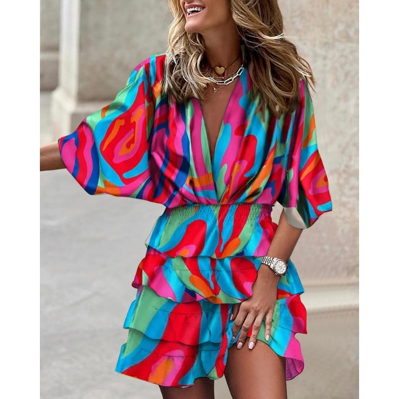 Pearl™ | Floral Midi Dress