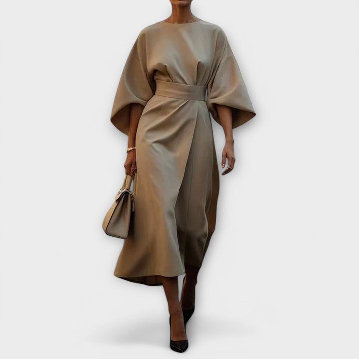 Kristi™ | Lantern Sleeve Elegant Dress