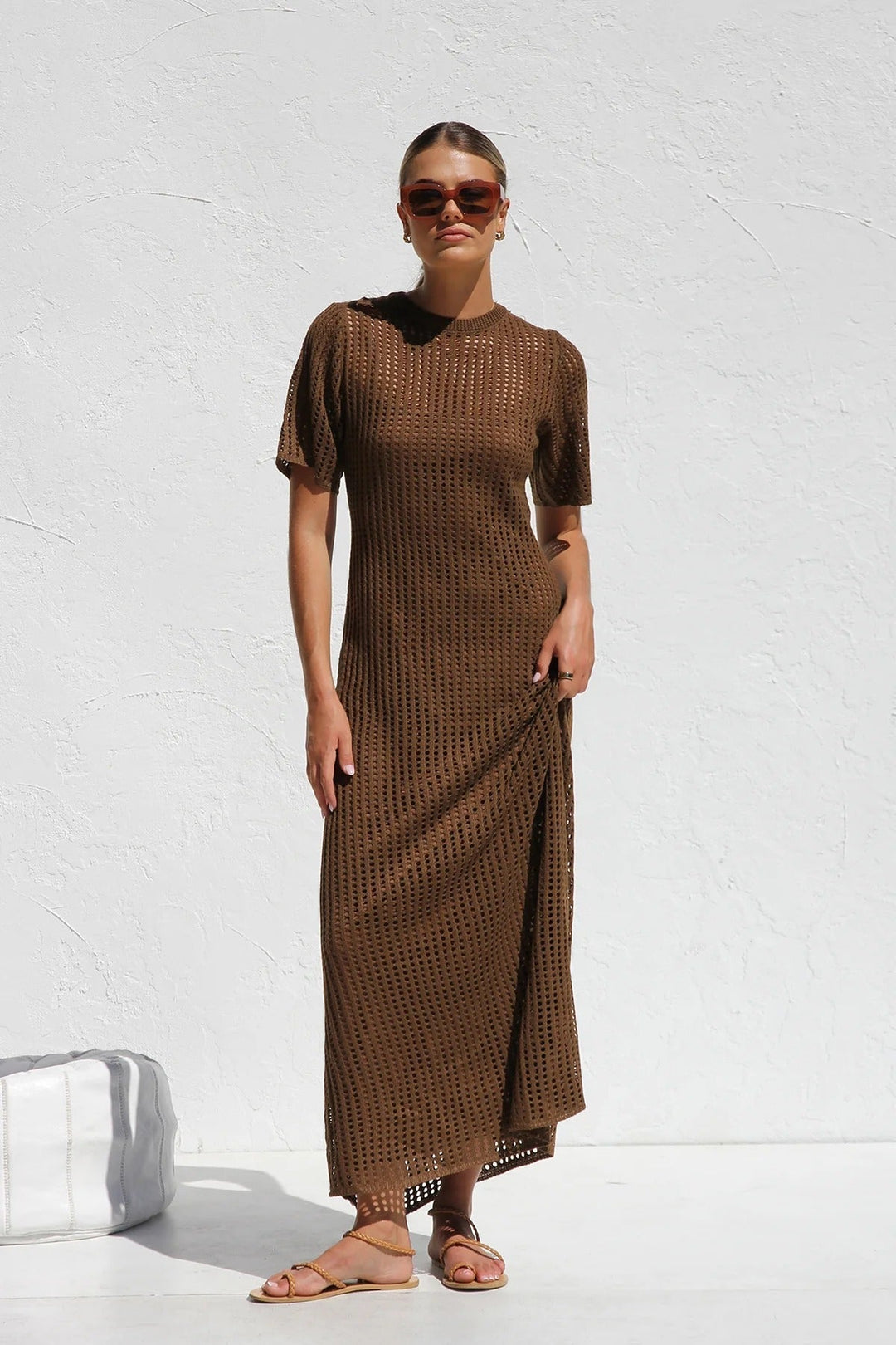 Clara | Crochet Maxi Dress