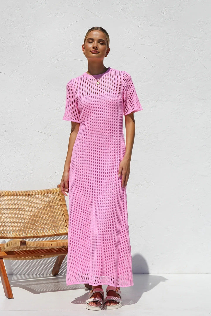 Clara | Crochet Maxi Dress