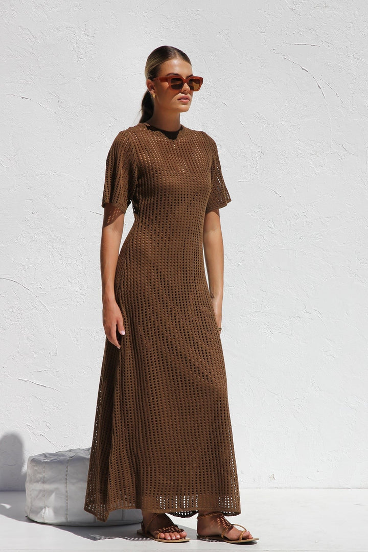 Clara | Crochet Maxi Dress