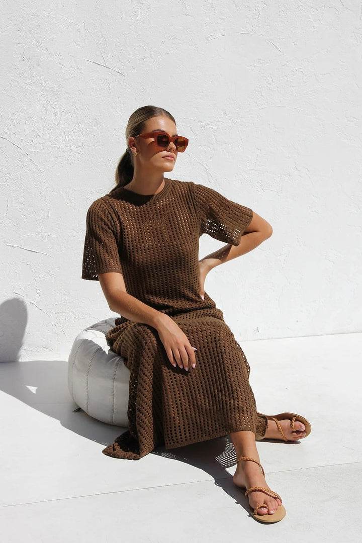 Clara | Crochet Maxi Dress