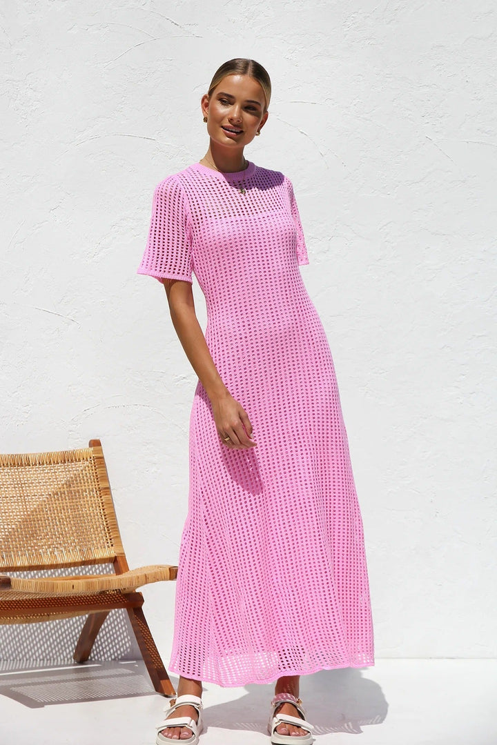 Clara | Crochet Maxi Dress