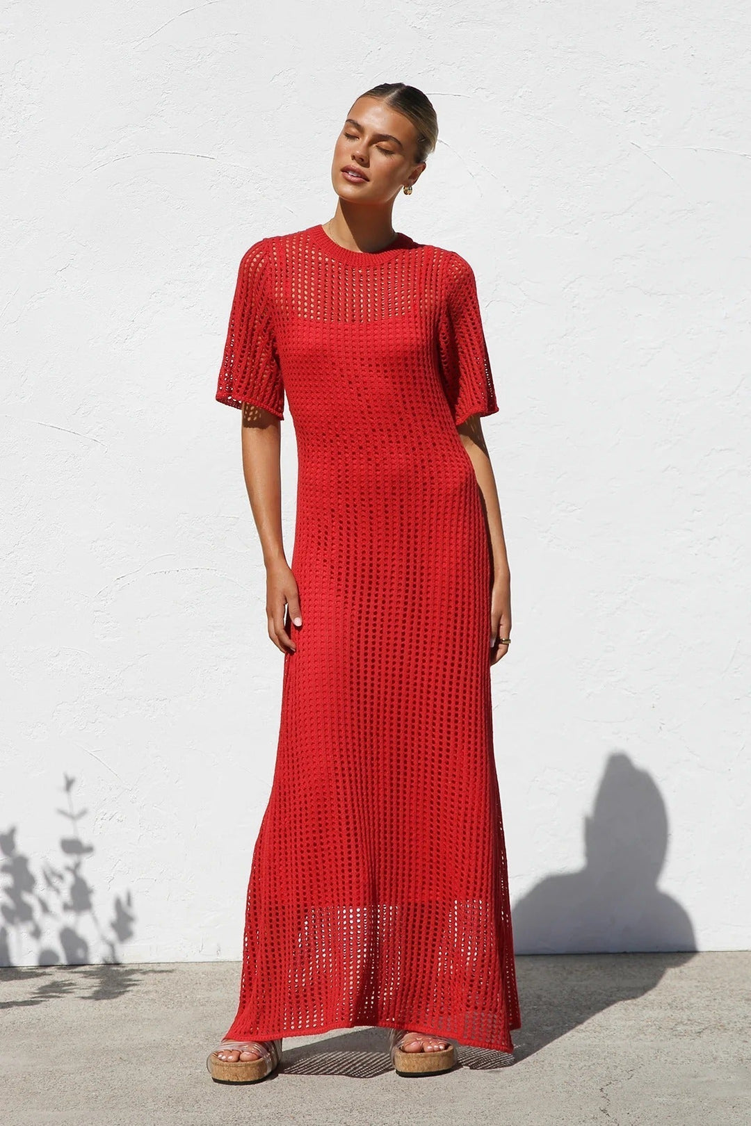 Clara | Crochet Maxi Dress