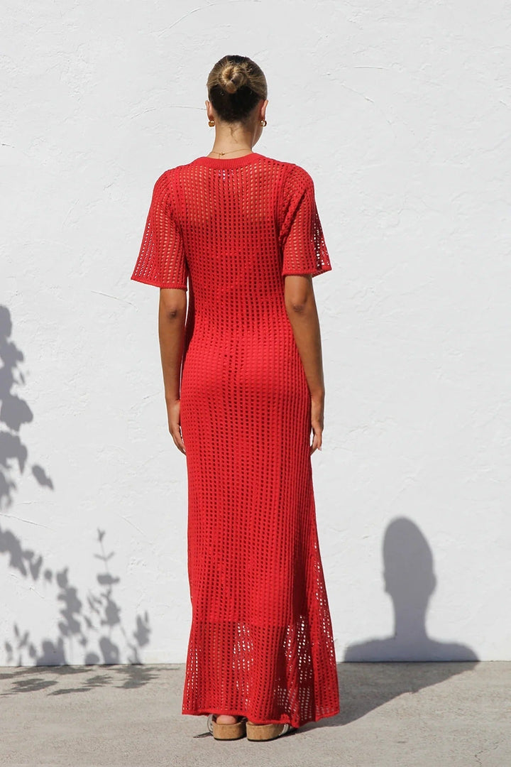 Clara | Crochet Maxi Dress