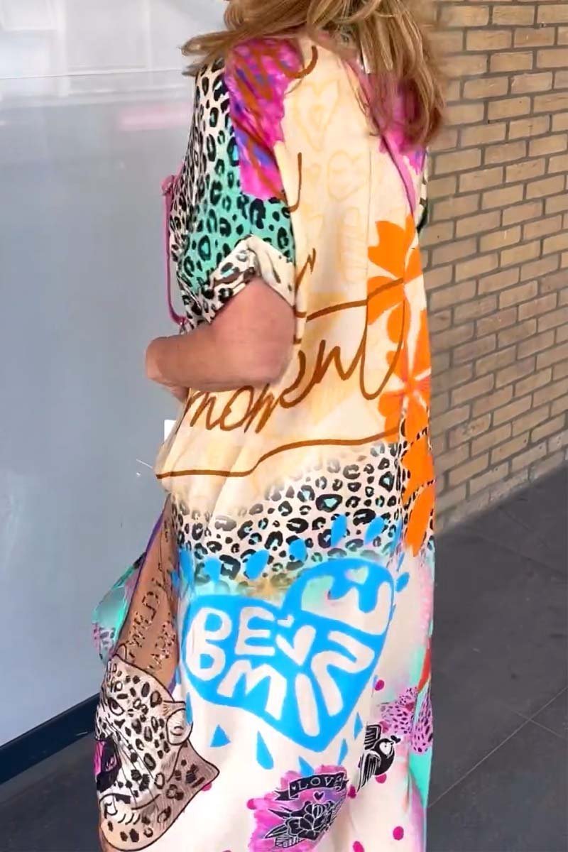 Kristin™ | Relaxed Leopard Print Dress