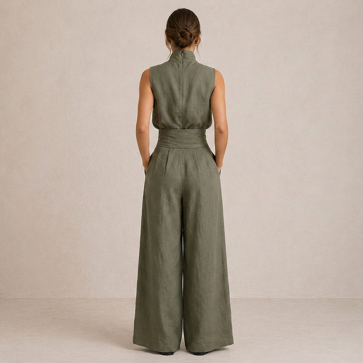 ZIRELLA | Chic Minimalist Set with Flared Pants