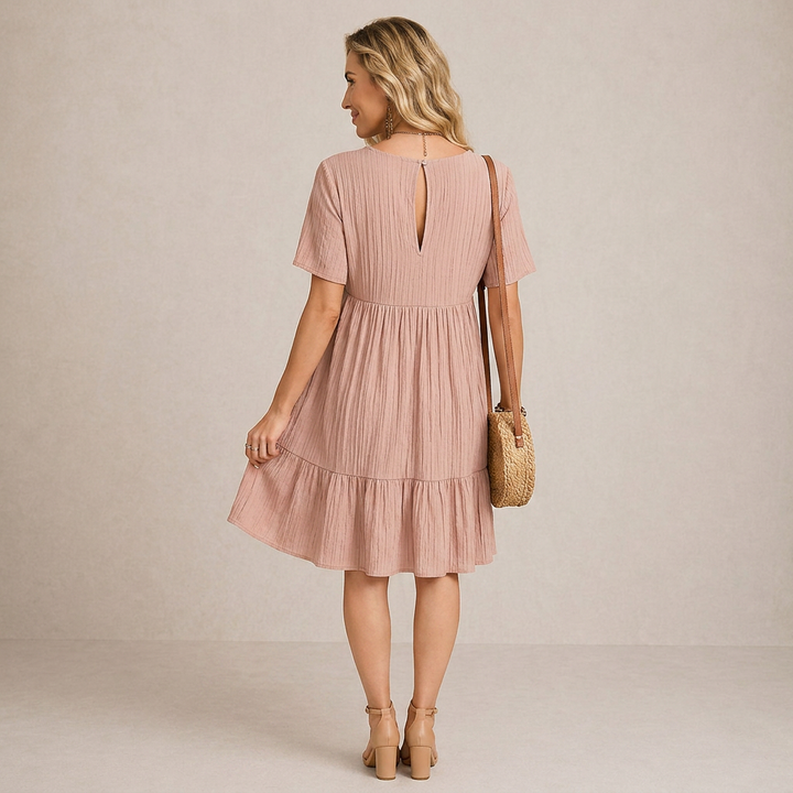 ROVENA | Chic Mini Bohemian Dress