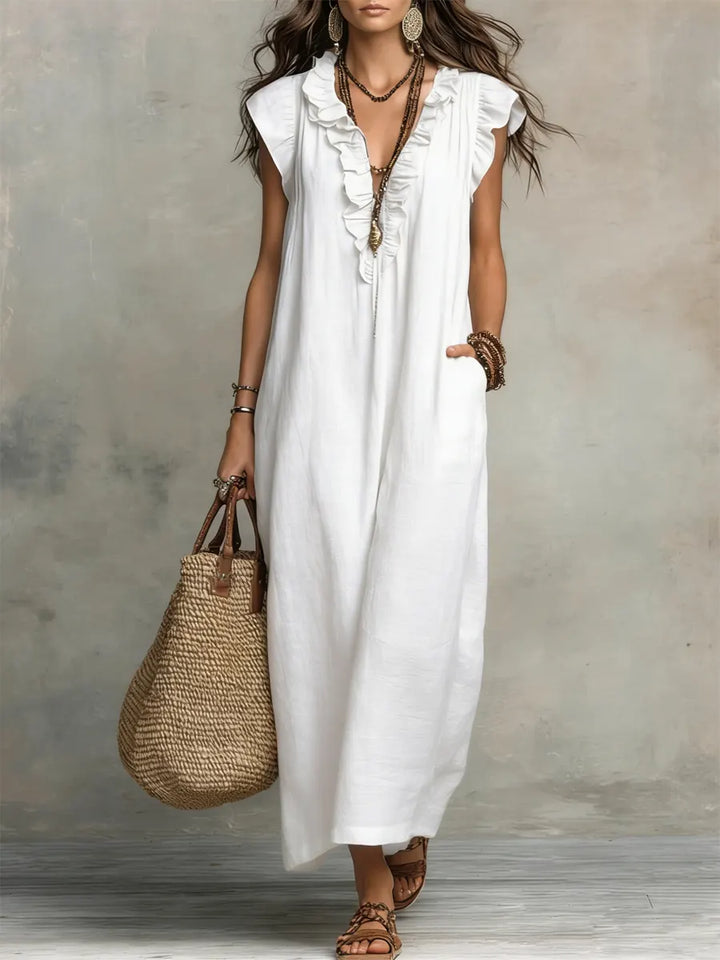 Camélia | Long Fluid Bohemian Dress