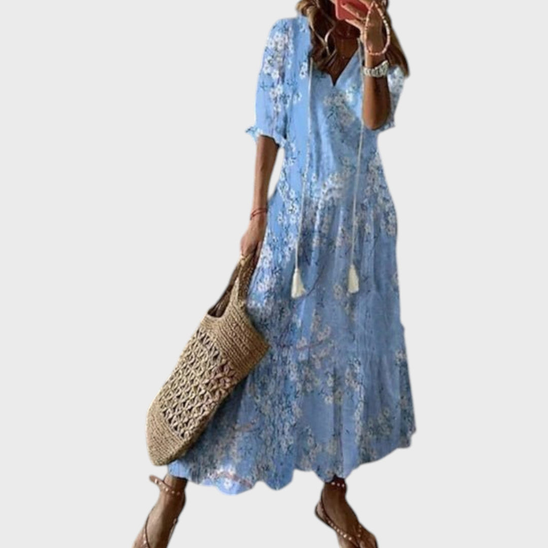 Lilla | Bohemian Dress Featuring Flattering Silhouette